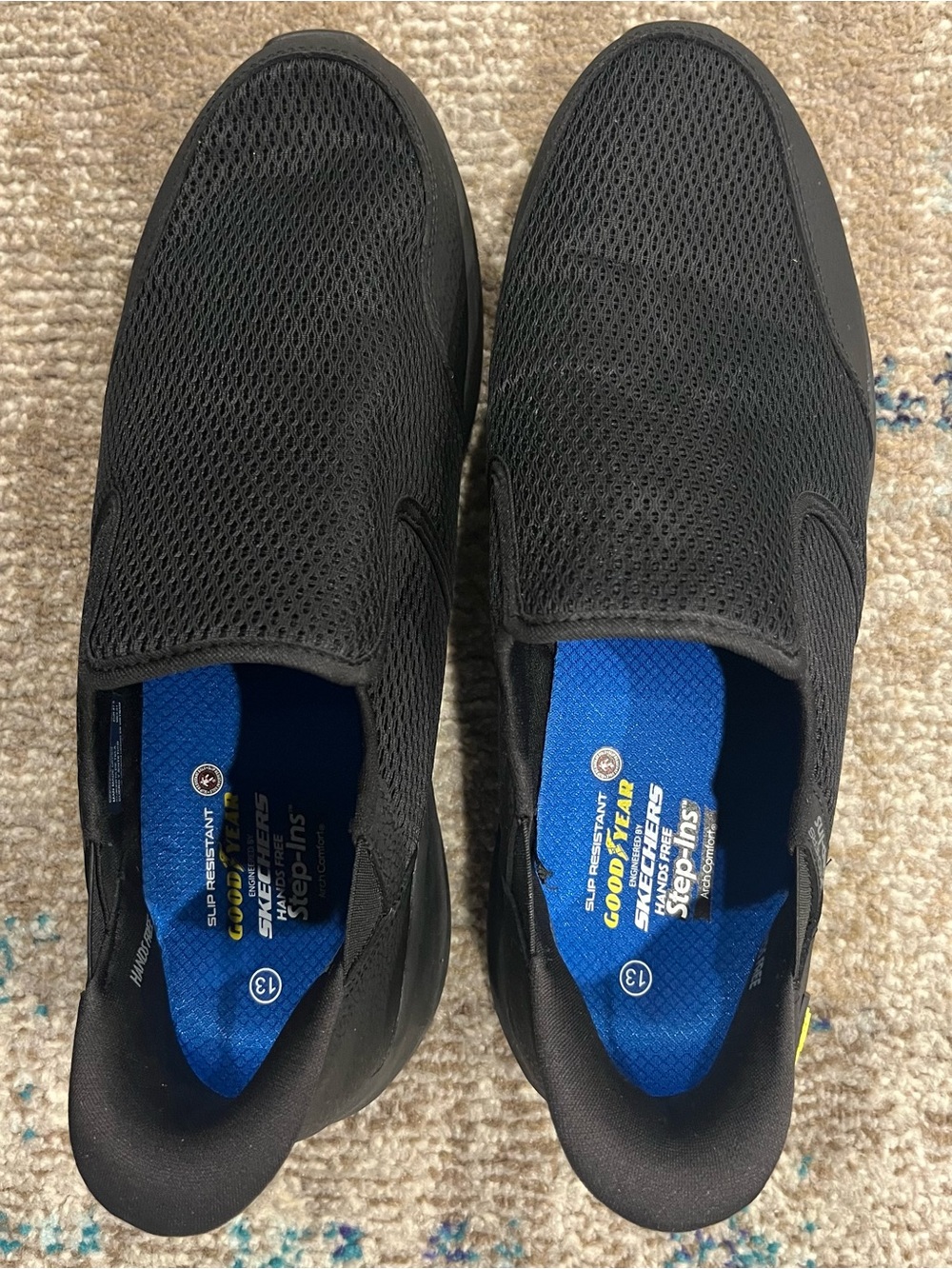 Skechers Hands Free Slip-Ins Goodyear Slip Resistant Men’s Size 13 Shoes
